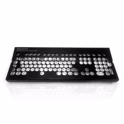 Accuratus KYBKG-AC260, Keyboard cover, Steel, 170 mm, 455 mm, 850 g, Black