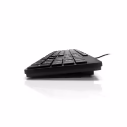 Accuratus 301 - USB Full Size Super Slim Multimedia Keyboard with Square Modern Keys in Black - UK English Layout - Additional view 3