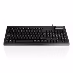 Accuratus 108S, Full-size (100%), Wired, USB, Membrane, QWERTY, Black