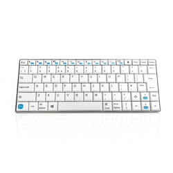 Accuratus KYB-MAXIMUS-W-UK keyboard Universal Bluetooth QWERTY English White