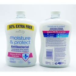 Astonish Moisture & Protect Antibacterial Handwash 650ml No Pump