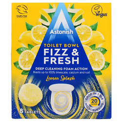 Astonish Toilet Bowl Fizz & Fresh Lemon Splash - 8 Tabs