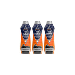 Specialist Hob Cream Cleaner, for Tough Burnt on Stains, Protective Coat, Zesty Lemon Scent, 3 x 500ml