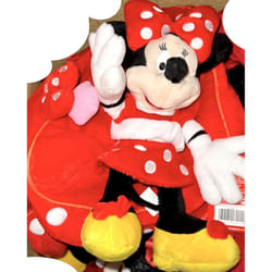 Red Minnie Mouse Plush Backpack - Disney Minnie Plush Backpack