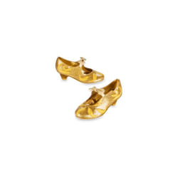 Disney Belle Costume Shoes For Kids, Beauty and the Beast,size 11 - 12