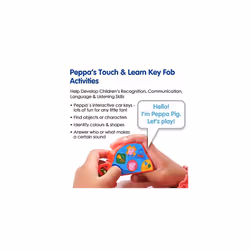 Hasbro Peppa's Touch & Learn Key Fob