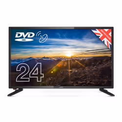 Cello C2420FS, 61 cm (24"), 1366 x 768 pixels, HD, LED, DVB-S, DVB-S2, DVB-T, DVB-T2, Black