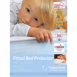 Cotton Fitted Mattress Protector, 100 Percent Waterproof, Anti Allergy, Machine Washable, 100 Percent Pure Brushed Cotton, Wh ...