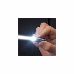 TU312k Micro AAA Water Resistant Keyring Light & Pocket Torch, Silver