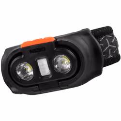 NEBO Einstein™ 1000 Flex, Headband flashlight, Black, Acrylonitrile butadiene styrene (ABS), Buttons, Charging, IPX4