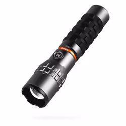 NEBO Slyde King 2K, Hand flashlight, Stainless steel, Aluminium, Rubber, Buttons, 1 m, IP67