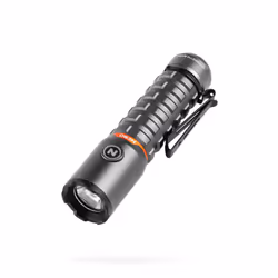 NEBO Torchy 2k, Hand flashlight, Black, Aluminium, Buttons, IPX6, LED
