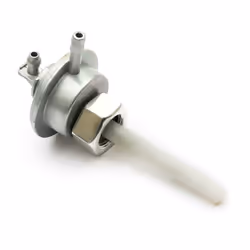 Vacuum Fuel Pump Cock Petcock Silver Fits BTM 125cc T2 Chinese Scooter