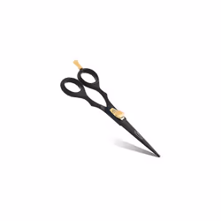 Professional Left-Handed Hairdressing Scissor 5.5" - Japanese Steel with Dial Spring Screw & Hook - Anti-Rust Barber Scissor ...