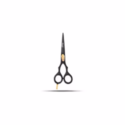 Professional Left-Handed Hairdressing Scissor 5.5" - Japanese Steel with Dial Spring Screw & Hook - Anti-Rust Barber Scissor - Salon Hair Scissor -