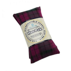 Warmies Hot Pak Lavender Wheat Bag Microwavable Herbal Heat Pack Purple Tartan
