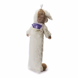 Childrens Long PVC Hot Water Bottle with a Soft Cozy Plush Puppy Cover