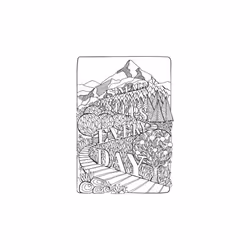 Squiggle Inspirational Quotes To Colour
