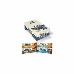 TREK High Protein Flapjack Variety Pack - Gluten Free - Plant Based - Vegan Snack - 50g x 16 bars