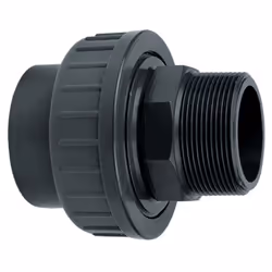 Evolution Aqua Adaptor Union 1.5" x 1.5" Male to Plain Female UV Connector