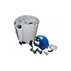 Evolution Aqua Eazy (Easy) Pod Complete With UV and Air Pump Pond and Koi Filter System - Grey