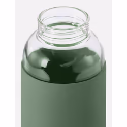 black+blum GR-WB-M010 drinking bottle Daily usage 0.6 ml Glass, Nylon, Polypropylene (PP), Silicone, Stainless steel Olive