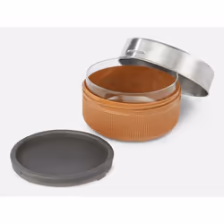 black+blum GR-LB-L014 lunch box Lunch container 0.75 L Glass, Polypropylene (PP), Silicone, Stainless steel, Wood Almond 1 pc(s)