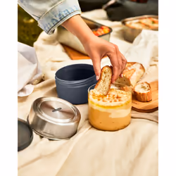 black+blum GR-LB-M014 food storage container Round Pot 0.6 L Almond 1 pc(s)