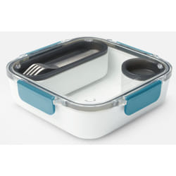 black+blum BAO-BA005 lunch box Lunch container 1 L Silicone, Stainless steel Stainless steel, Turquoise 1 pc(s)