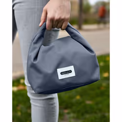 black+blum LBB015 lunch box Lunch bag 6.7 L Iron, Polyethylene terephthalate (PET), Polyethylene-vinyl acetate (PEVA), Polypropylene (PP) Grey, Slate colour 1 pc(s)