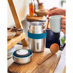 black+blum BAM-FFB-S010 food storage container Round Flask 0.4 L Olive, Stainless steel 1 pc(s) - Additional view 4