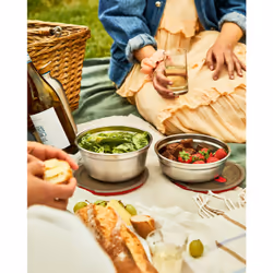 black+blum FBSS-BL-L017-EN food storage container Round Bowl 0.95 L Stainless steel 2 pc(s)