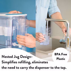Perfect Pour Water Filter Dispenser, 8.2L with 6 x Evolve+ Filters