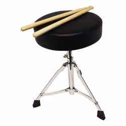 Music Alley 3-Piece Junior Drum Set with Drum Throne & Drumsticks - Additional view 6