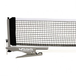 Butterfly Economy Table Tennis Clip Net & Post Set - 6ft Nylon - String Tension