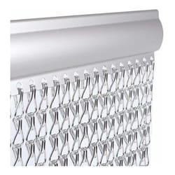 Vermatik Fly Screen 90cm x 210cm Premium Aluminium Metal Curtain Chain