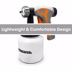 Terratek Paint Sprayer, 650W DIY Electric Spray Gun with 3 Spray Patterns, 2 x 800ml Paint Cups, HVLP Hand Held Spray Gun System, Fence Sprayer