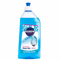 Ecozone Dishwasher Rinse Aid, 500ml, Active Quick Dry Action, Sparkling Results