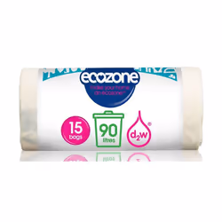 Ecozone | Biodegradable Bin Liners 90l | 1 x 15