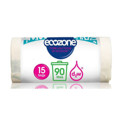 Ecozone | Biodegradable Bin Liners 90l | 1 x 15