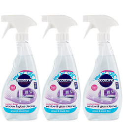 3x Ecozone Window And Glass Cleaner Spray Smear And Streak Free, 500ml