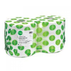 MAXIMA Jumbo Toilet Roll 2 Ply 410m White (Pack 6) 1102013