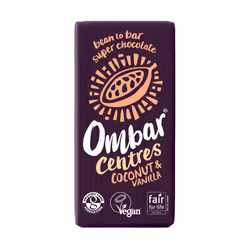 Ombar Coconut & Vanilla Centres Chocolate Bar 70g