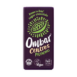Ombar Pistachio Centres Chocolate Bar 70g