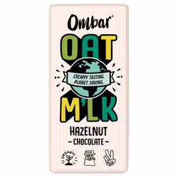 Ombar Ombar Oat M'lk Hazelnut Chocolate Bar 70g (Pack of 10)