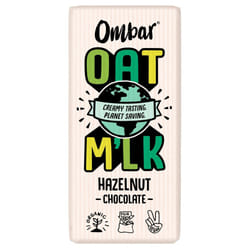 Ombar Ombar Oat M'lk Hazelnut Chocolate Bar 70g (Pack of 10)