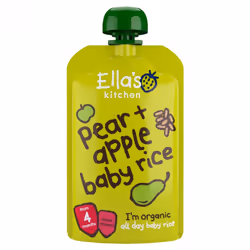 Ella's Kitchen Pears, Apples & Baby Rice 120G