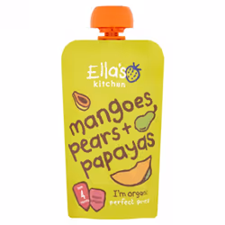 Ella's Kitchen Mangoes, Pears & Papayas 120G