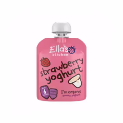 Ella's Kitchen Greek Yoghurt Strawberry 90g (6 Pack)