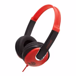 Groov-e GV-590-RB Headphones Wired Head-band Music Black, Red